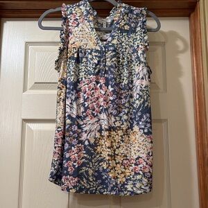 Maurices Multicolor Floral Sleeveless Top